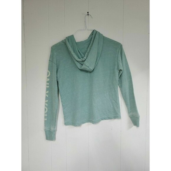 Sweatshirt Women's Teal Size XS Smokey the Bear Sweatshirt Hoodie Long Sleeve - Picture 5 of 5